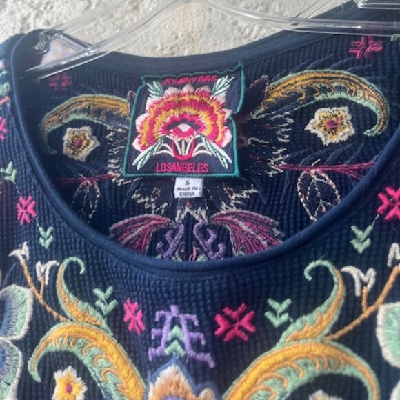 Johnny Was Los Angeles 100% Cotton Top - Picture 2 of 3